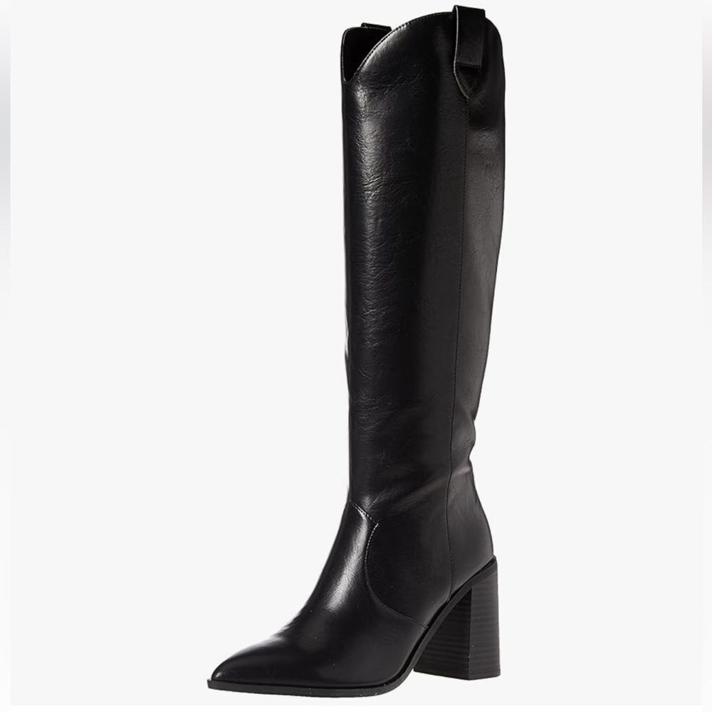 Elegant Black Heeled Boots